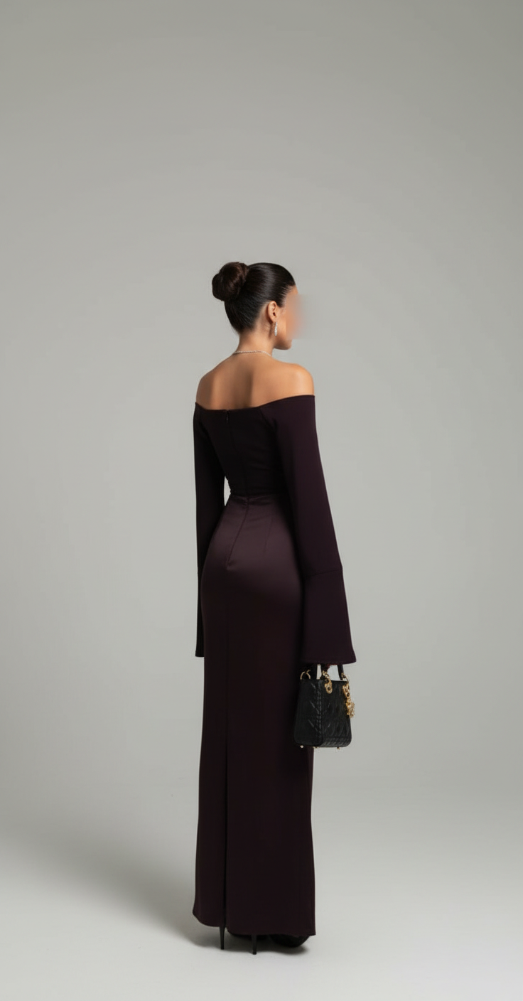 שמלת מקסי דגם ארילה