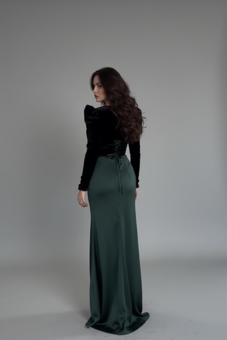 שמלת מקסי דגם ריהנה