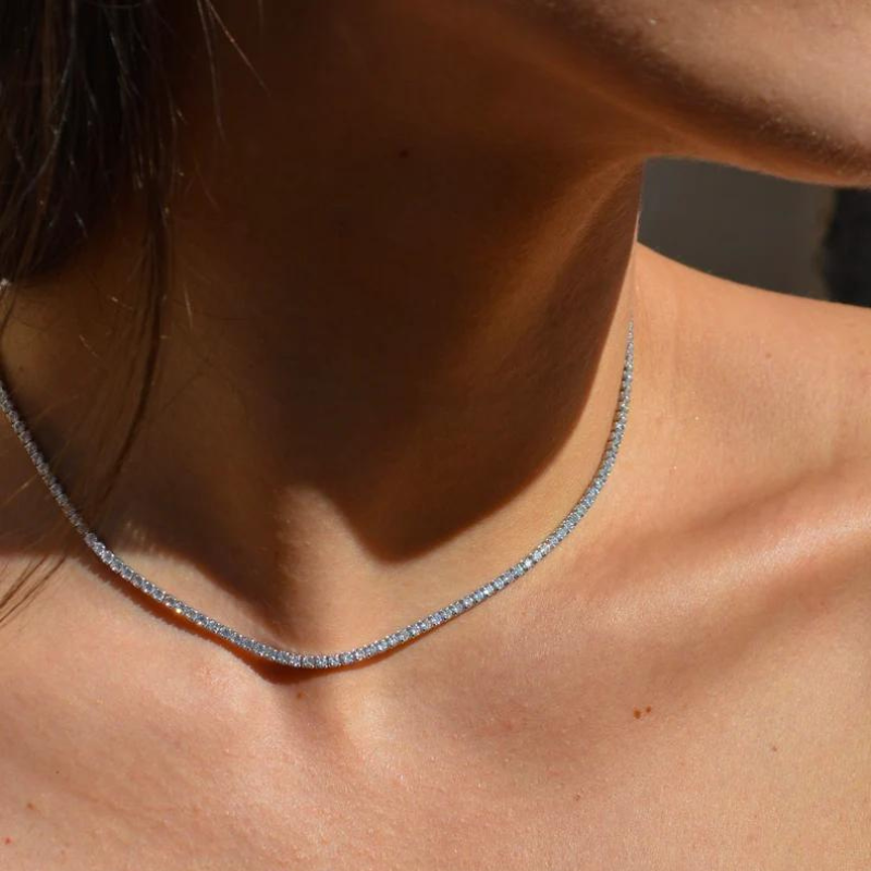 שרשרת טניס 2 מ"מ כסף 925