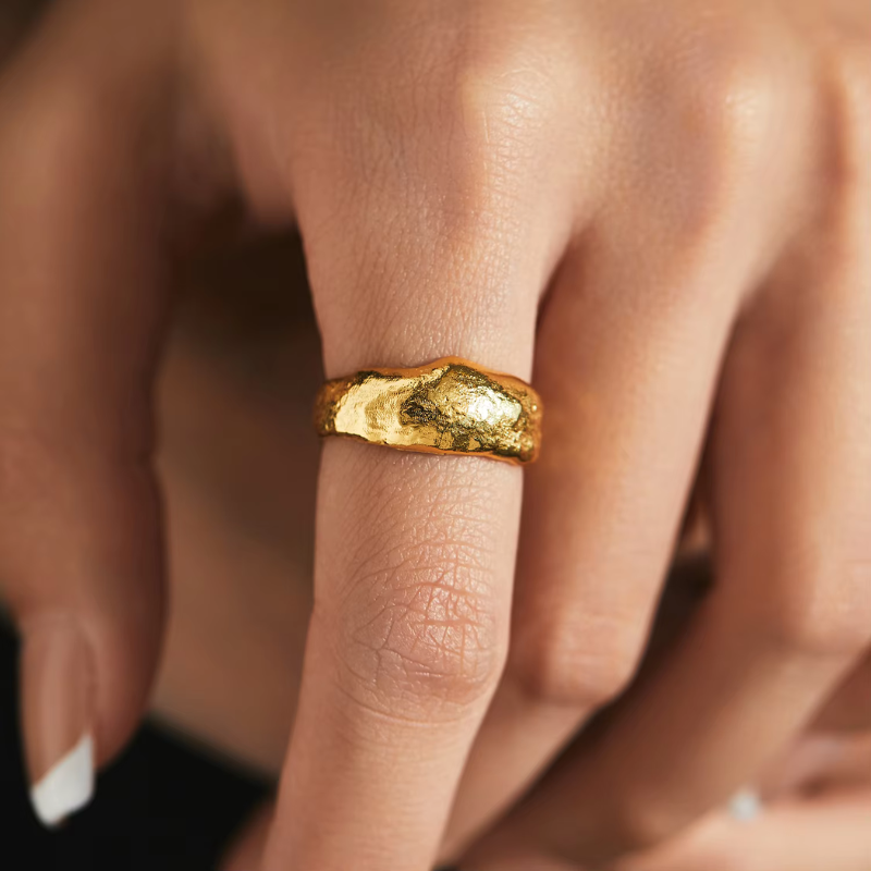 טבעת לונה כסף 925