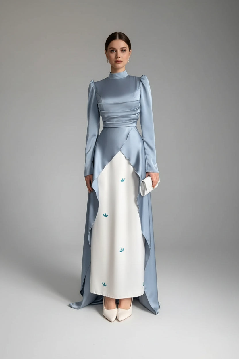 שמלת מקסי דגם מעיין