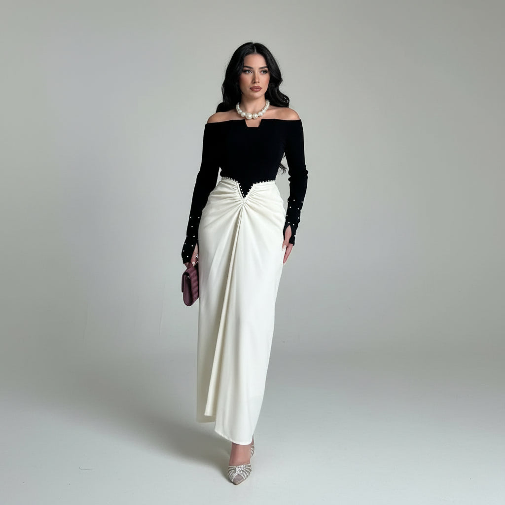 שמלת מקסי דגם למאר