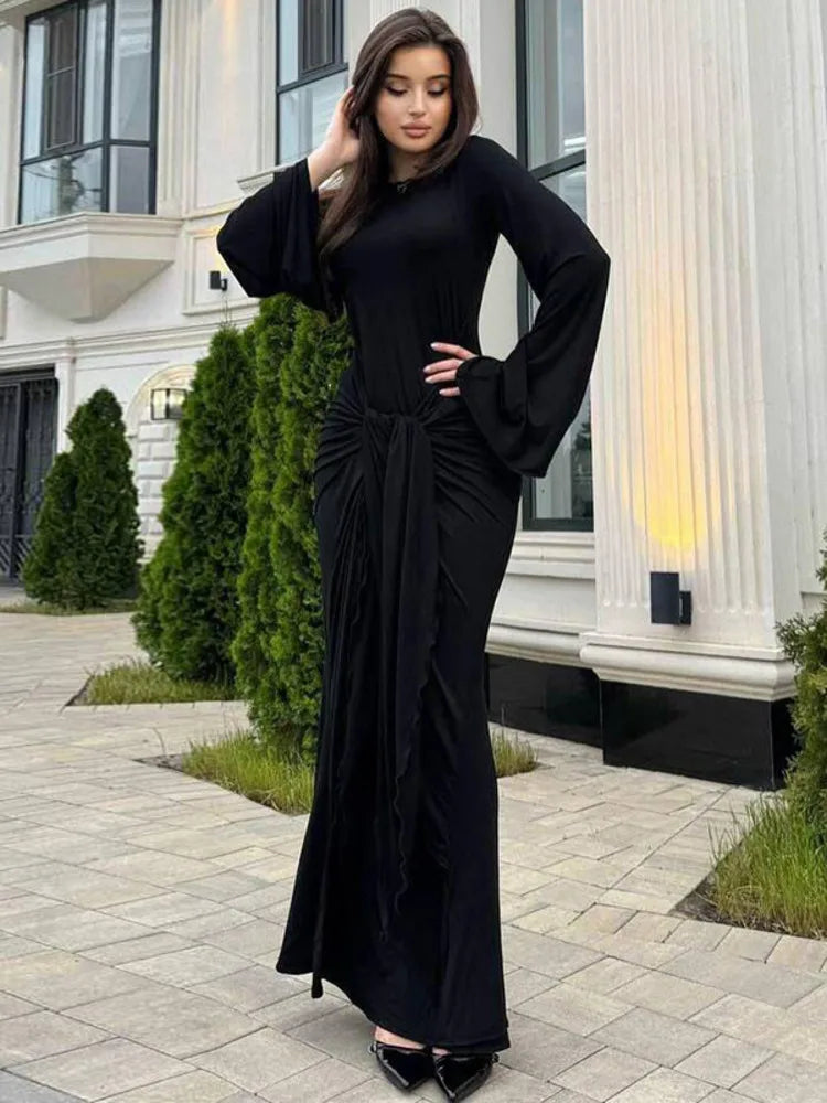 שמלת מקסי דגם גין