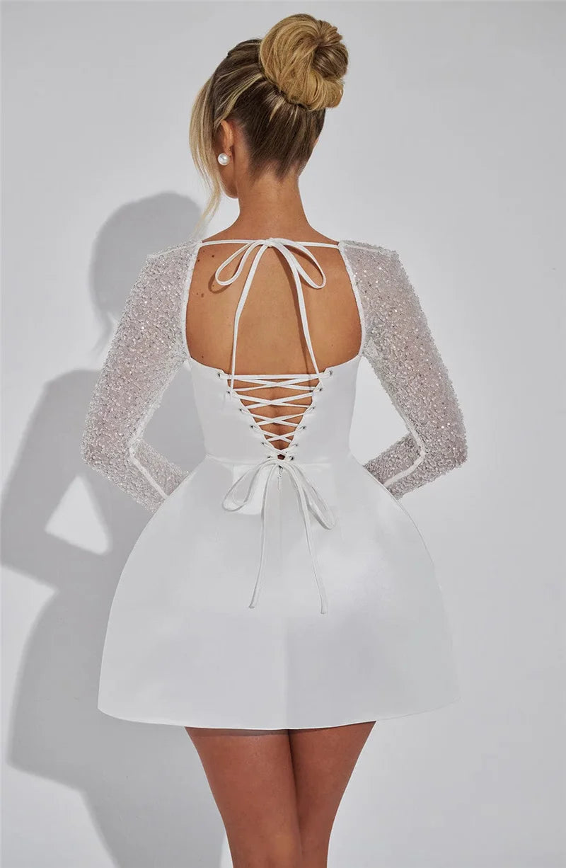 שמלת מיני דגם מור