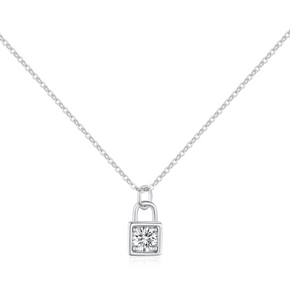 שרשרת מנעל מוסנייט כסף 925
