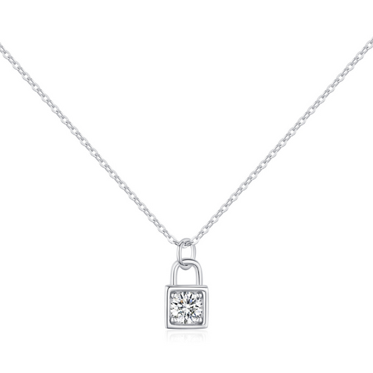 שרשרת מנעל מוסנייט כסף 925