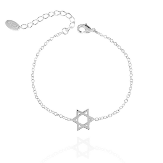 צמיד מגן דוד כסף 925