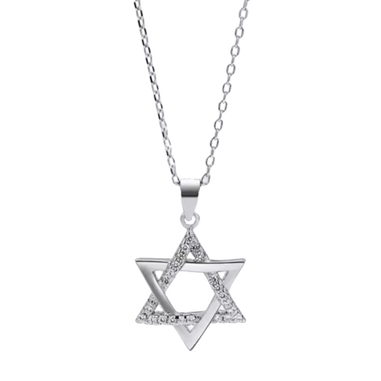 שרשרת כסף 925 מגן דוד