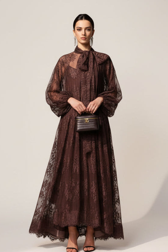 שמלת מקסי דגם באיקה