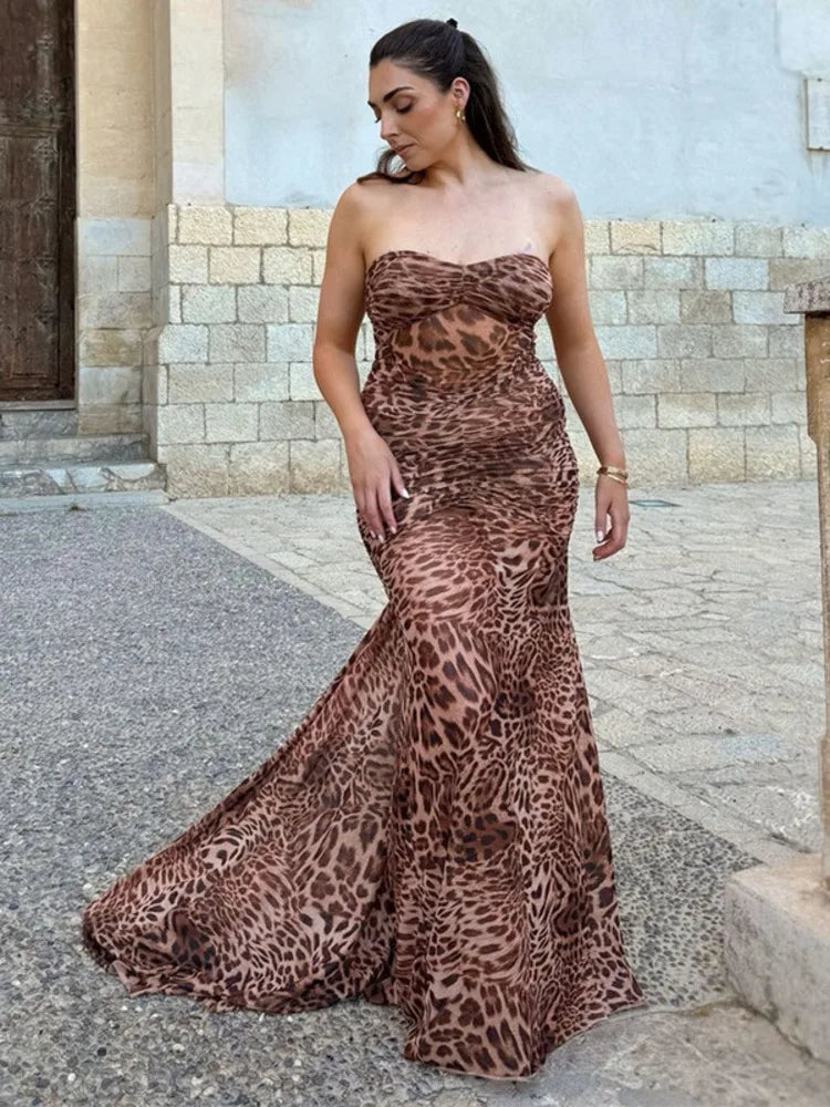 שמלת מקסי דגם רומינה