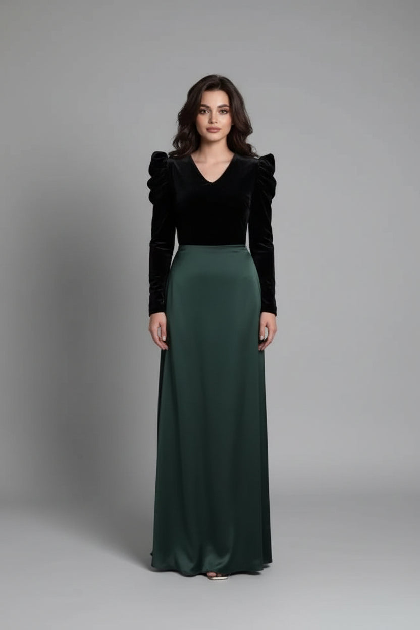 שמלת מקסי דגם ריהנה