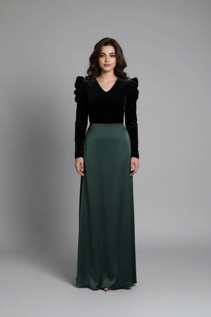 שמלת מקסי דגם ריהנה