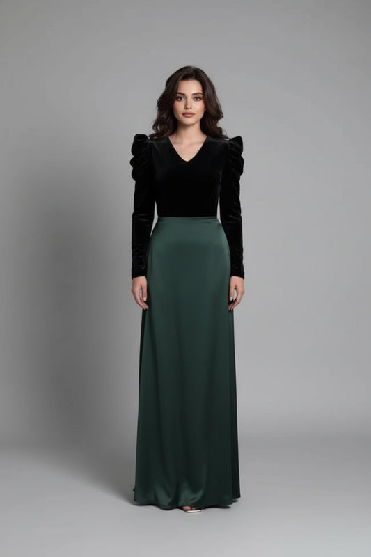 שמלת מקסי דגם ריהנה