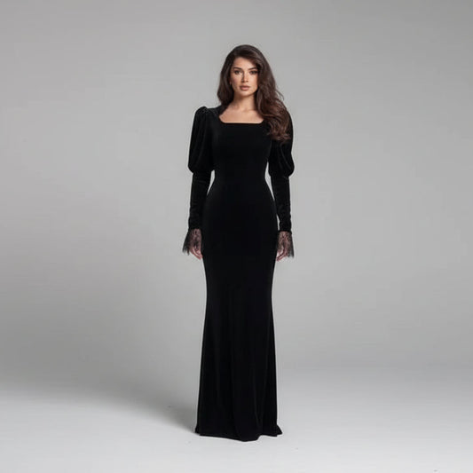 שמלת מקסי דגם אשלי